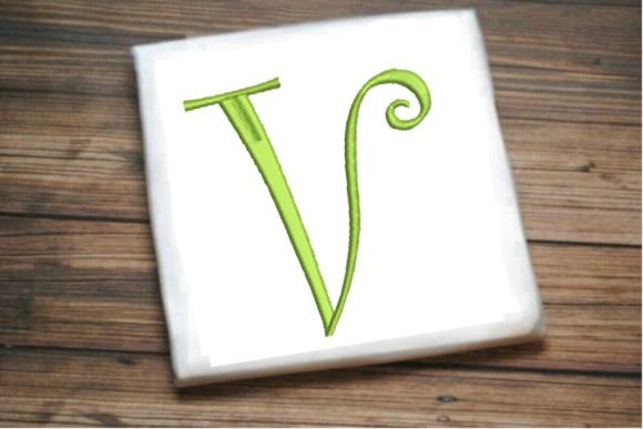 Beautiful Capital V Letter Monogram Review