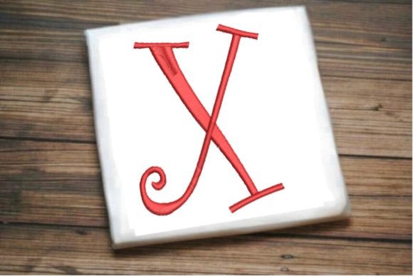 Beautiful Capital X Letter Monogram Review
