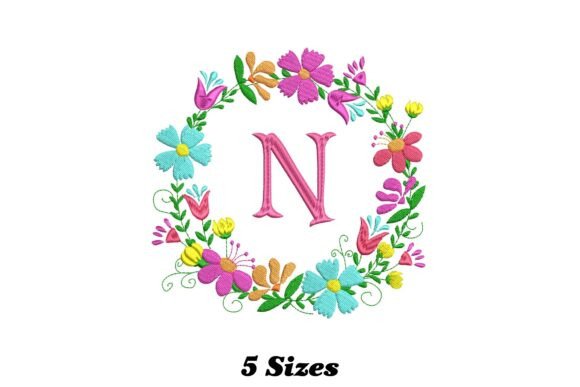 Flower Alphabet Letter N Review