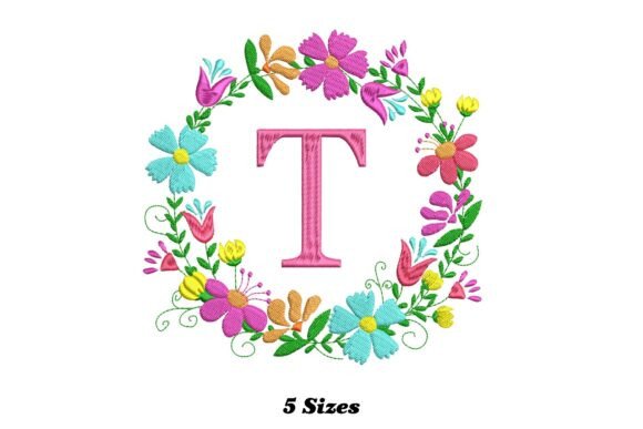 Flower Alphabet Letter T Review