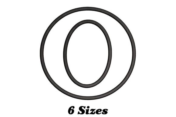 Letter O Outline Embroidery Design Review