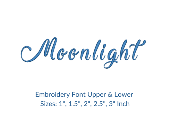 Moonlight Font Embroidery Design Review
