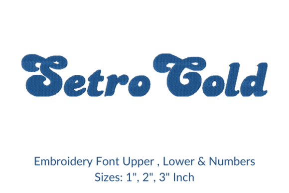 Retro Bold Font Embroidery Design Review