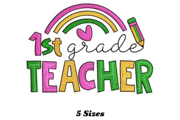 Review: 1st Grade Teacher Embroidery Design for Real Projects