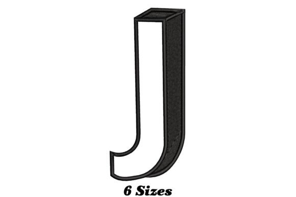 Stylish Letter J Embroidery Design Review