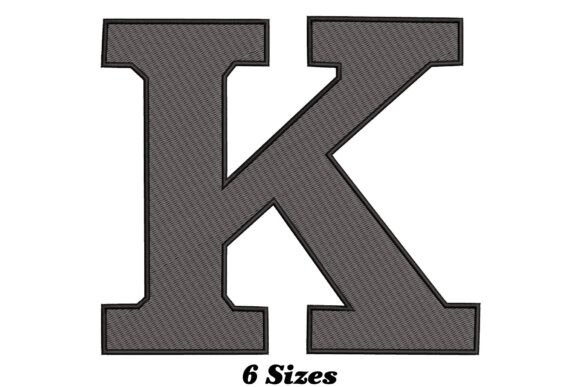 Stylish Letter K Embroidery Review
