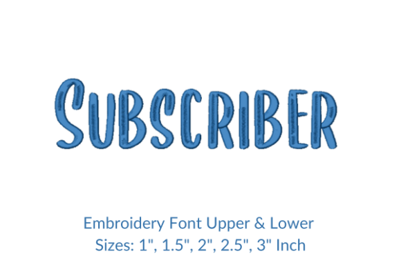 Subscriber Font Review for Small Business Merch