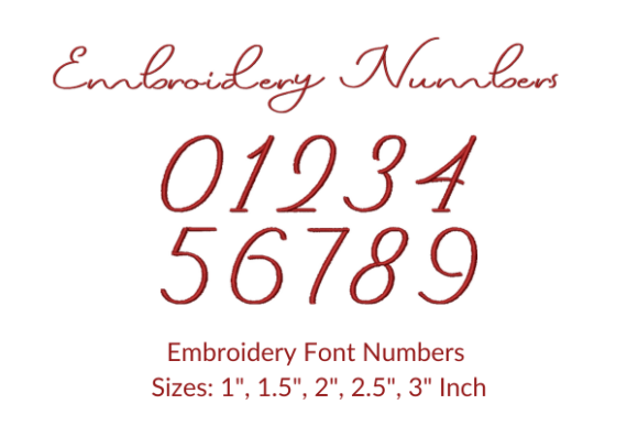 Suite Font Numbers Embroidery Review